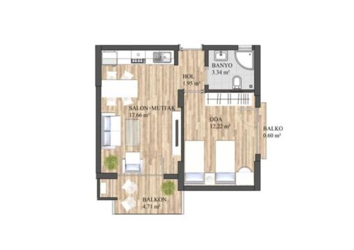 Apartment 2+1